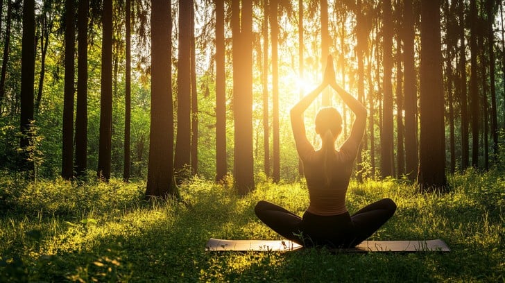 sunset-yoga-practice-stockcake